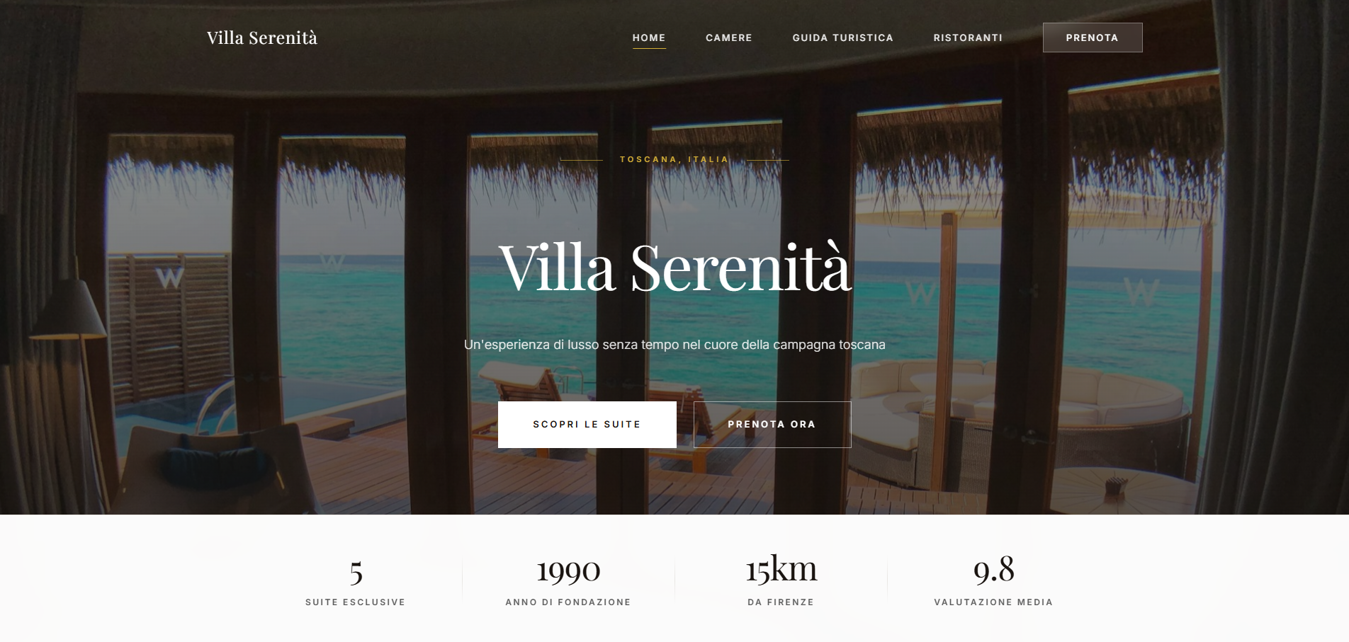 Sito web Villa Serenità B&B